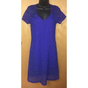 Dark Blue Crochet Dress by Tommy Bahama